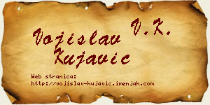 Vojislav Kujavić vizit kartica